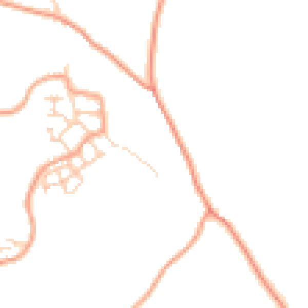 Daytime road noise heatmap for ME1 3EG