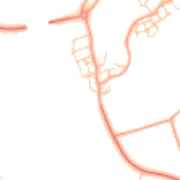 Daytime road noise heatmap for ME1 3FW