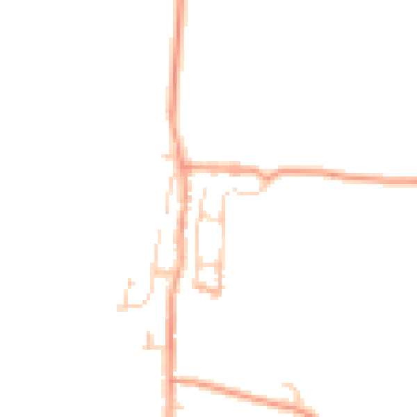 Daytime road noise heatmap for ME1 3GR