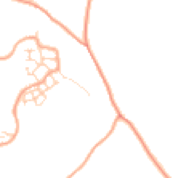 Daytime road noise heatmap for ME1 3JT