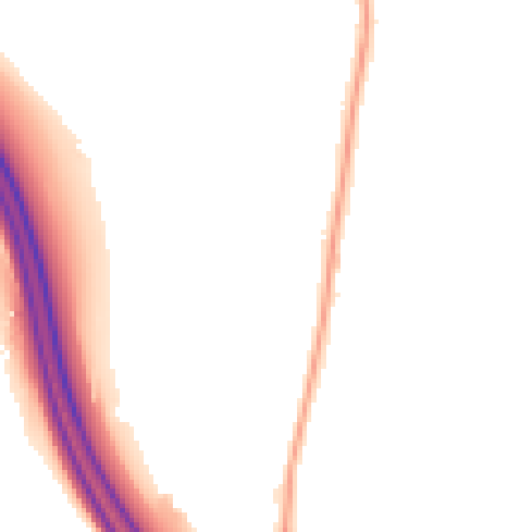 Night-time road noise heatmap for ME1 3LW