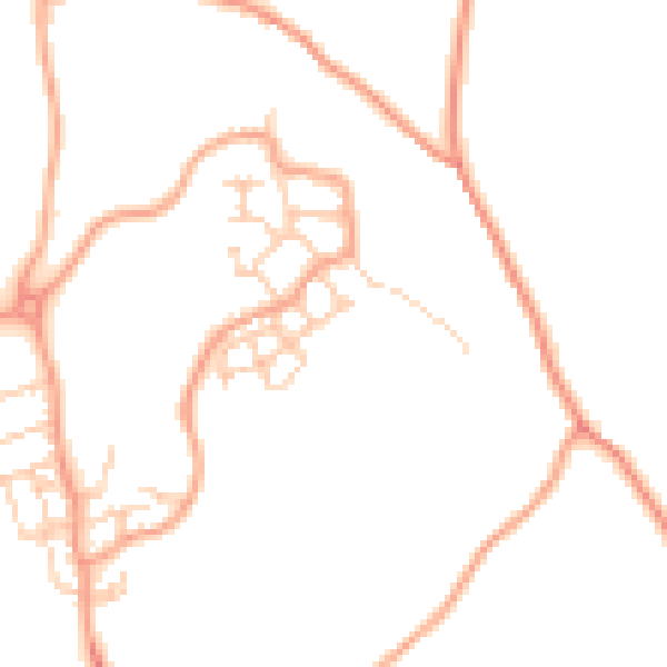 Daytime road noise heatmap for ME1 3WP