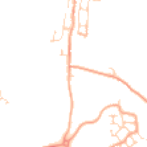 Daytime road noise heatmap for ME1 3XH