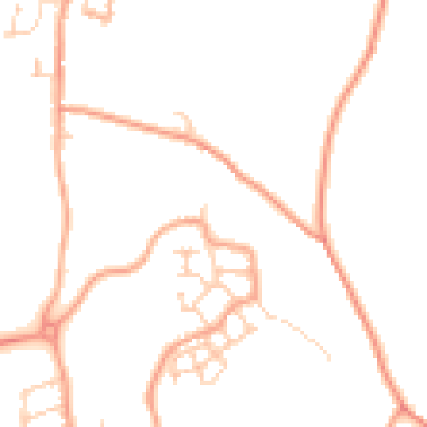 Daytime road noise heatmap for ME1 3YS