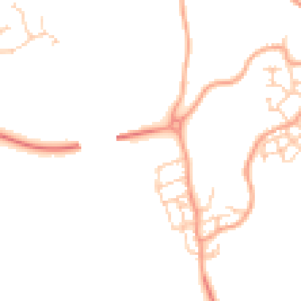 Daytime road noise heatmap for ME1 3ZJ