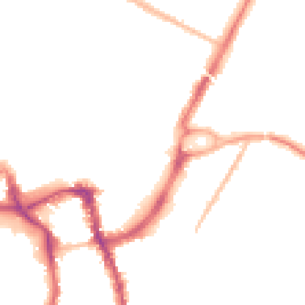 Night-time road noise heatmap for ME14 1BH