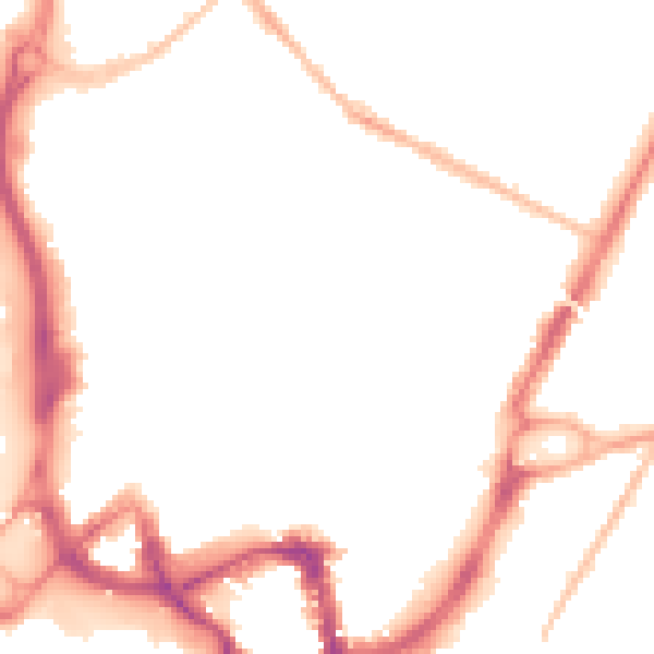 Night-time road noise heatmap for ME14 1BX