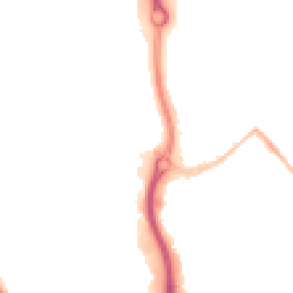 Night-time road noise heatmap for ME14 1FP