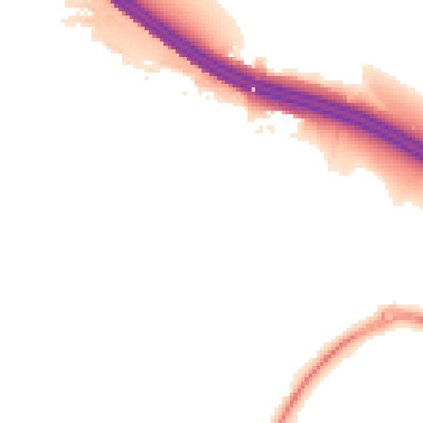 Night-time road noise heatmap for ME14 2HW