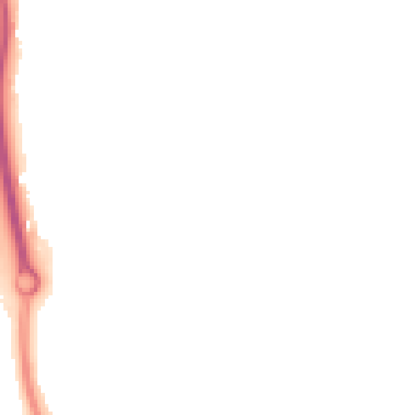 Night-time road noise heatmap for ME14 2PA