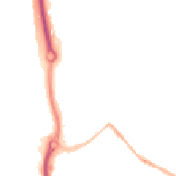 Night-time road noise heatmap for ME14 2XJ