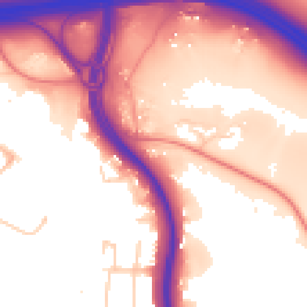 Daytime road noise heatmap for ME14 3AD