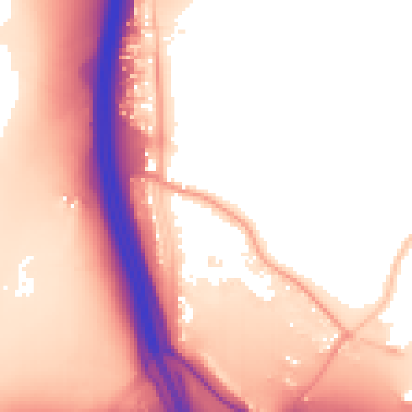 Daytime road noise heatmap for ME14 3BH