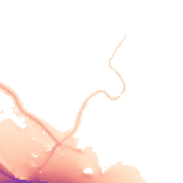 Daytime road noise heatmap for ME14 3BS