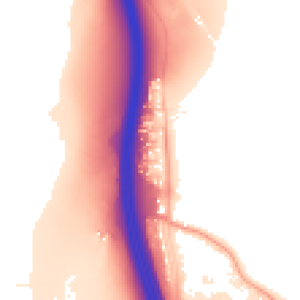 Daytime road noise heatmap for ME14 3DF