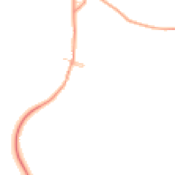 Daytime road noise heatmap for ME14 3DX