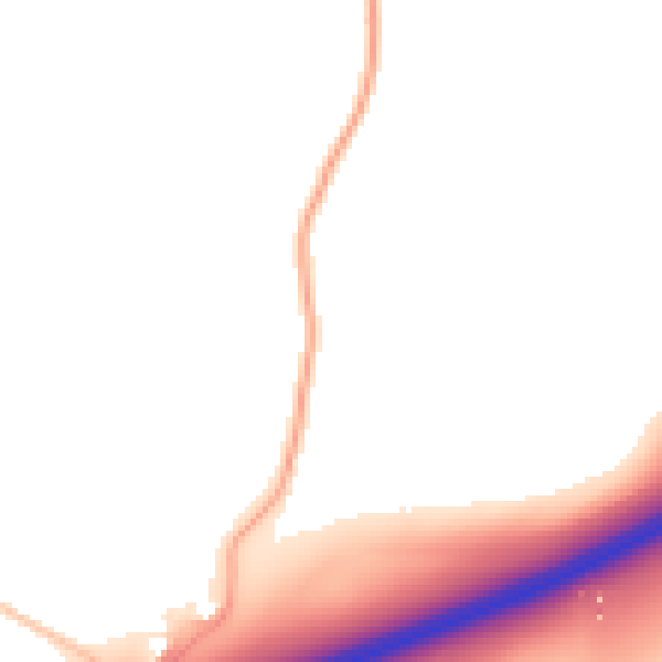 Daytime road noise heatmap for ME14 3HY
