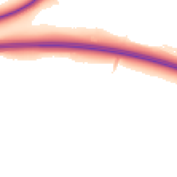 Night-time road noise heatmap for ME14 3JJ