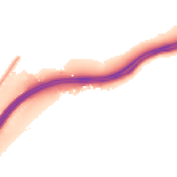 Night-time road noise heatmap for ME14 3JX