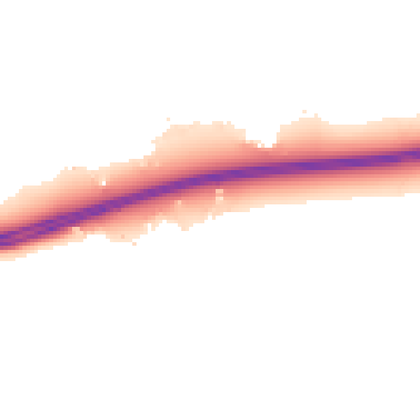 Night-time road noise heatmap for ME14 3LZ
