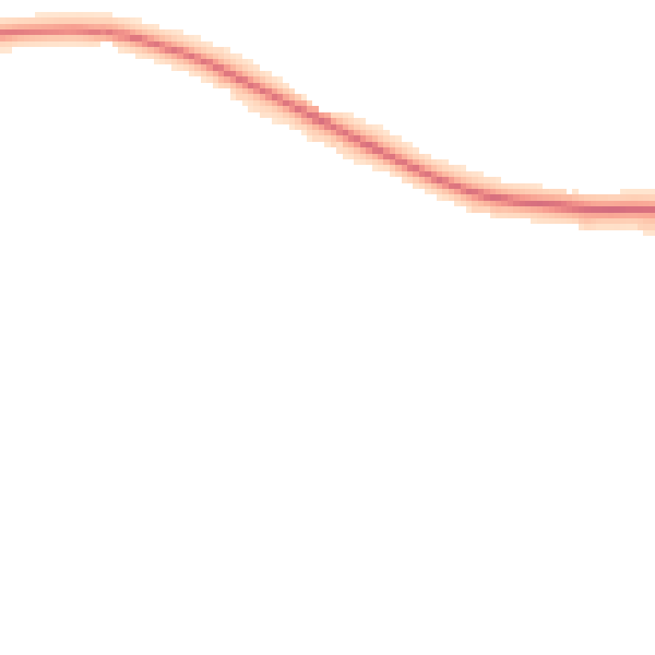 Night-time road noise heatmap for ME14 4NJ