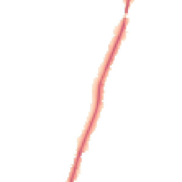 Night-time road noise heatmap for ME15 0AN