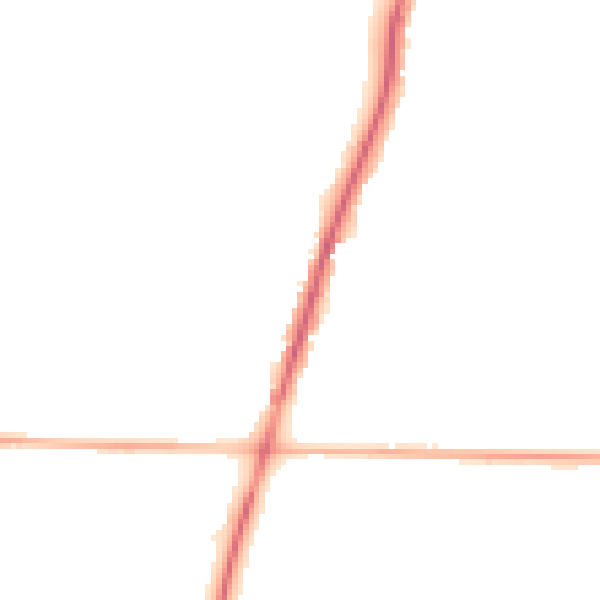 Night-time road noise heatmap for ME15 0AT