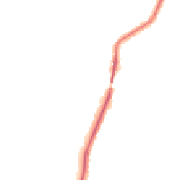 Night-time road noise heatmap for ME15 0BL