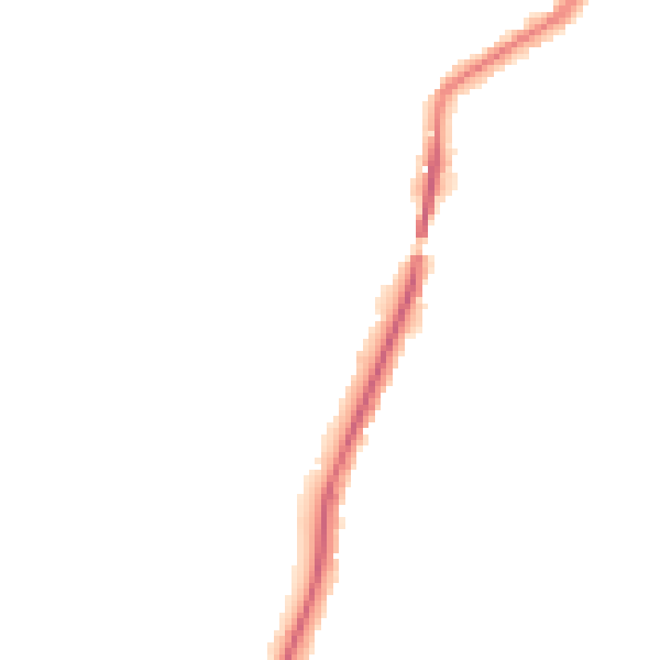 Night-time road noise heatmap for ME15 0BN
