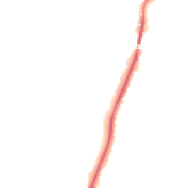 Night-time road noise heatmap for ME15 0BS