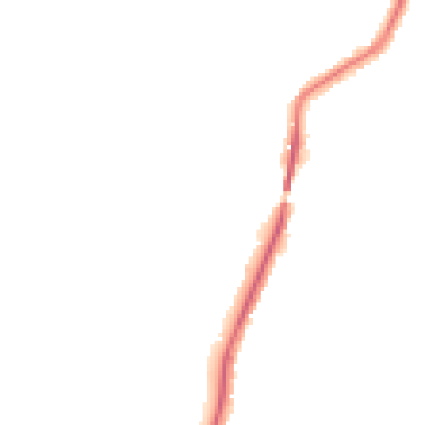 Night-time road noise heatmap for ME15 0BT