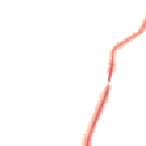 Night-time road noise heatmap for ME15 0BY