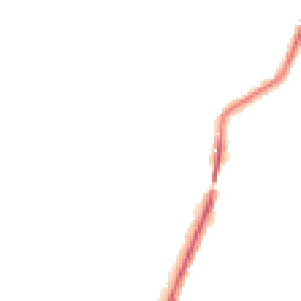 Night-time road noise heatmap for ME15 0EA