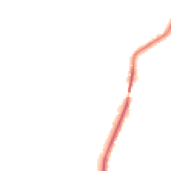 Night-time road noise heatmap for ME15 0ED