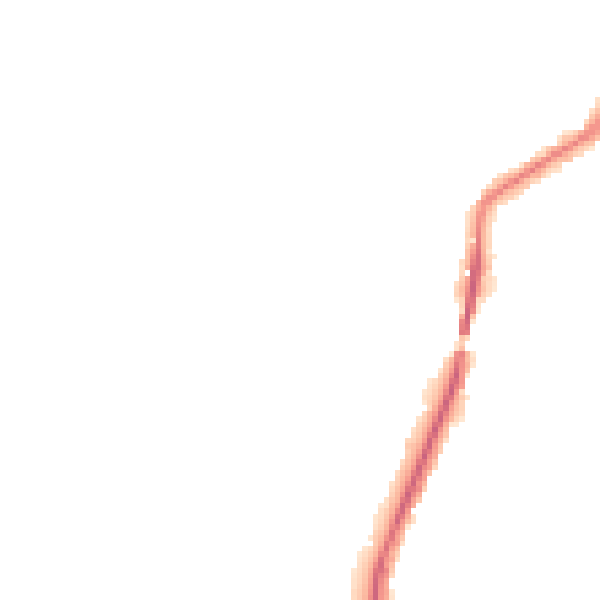 Night-time road noise heatmap for ME15 0EE