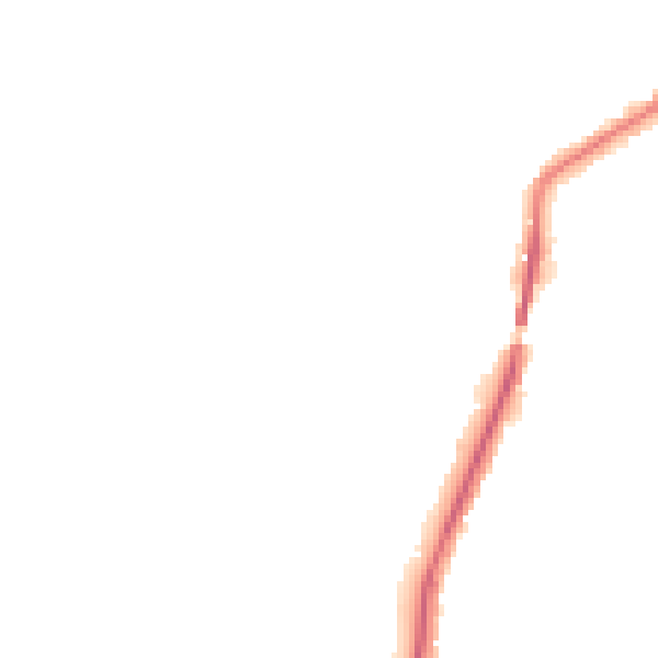 Night-time road noise heatmap for ME15 0EG