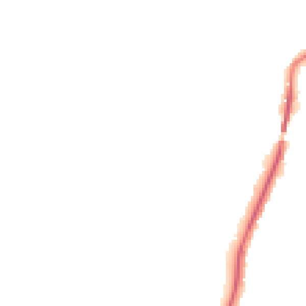 Night-time road noise heatmap for ME15 0EJ