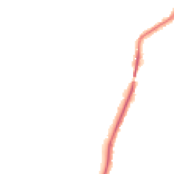 Night-time road noise heatmap for ME15 0EQ