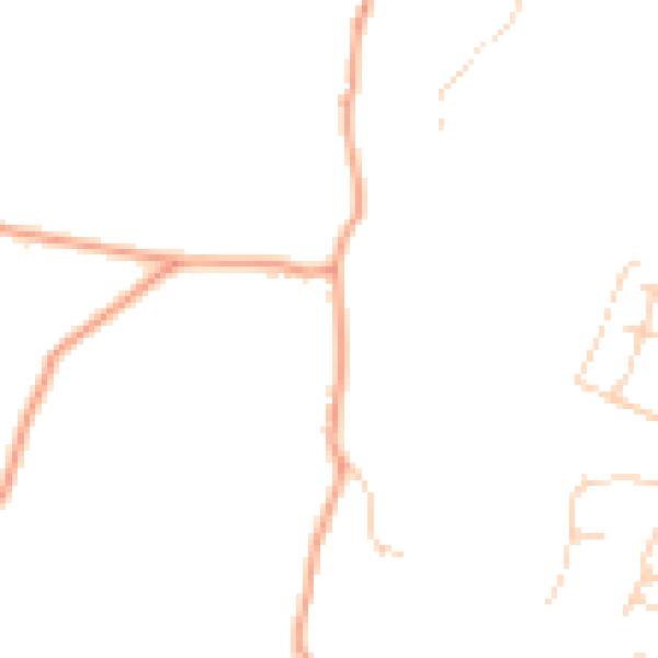 Daytime road noise heatmap for ME15 0HY