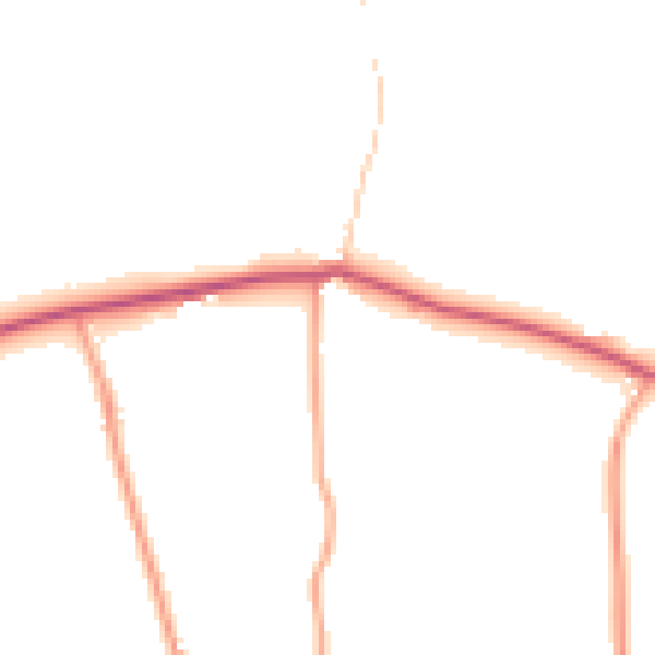 Daytime road noise heatmap for ME15 0JU