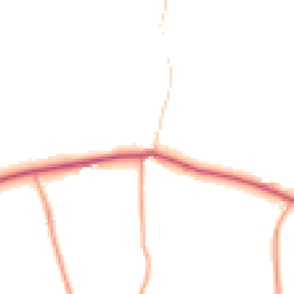 Daytime road noise heatmap for ME15 0JX