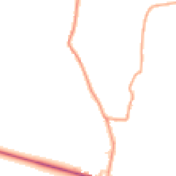 Daytime road noise heatmap for ME15 0LG