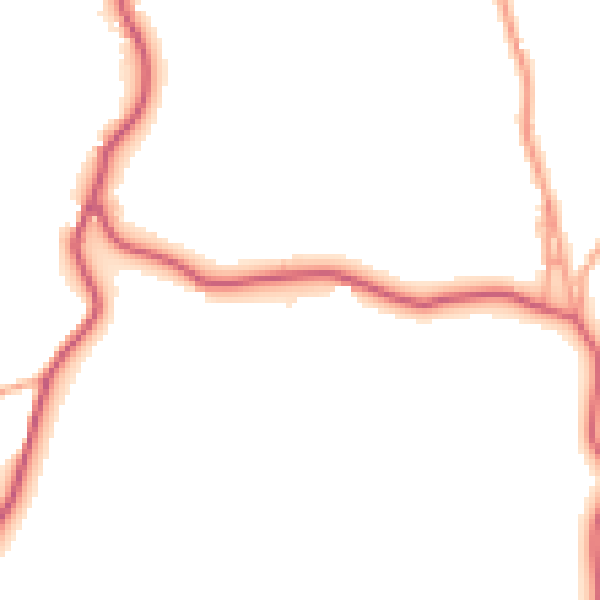Daytime road noise heatmap for ME15 0NG