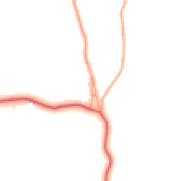 Daytime road noise heatmap for ME15 0NN