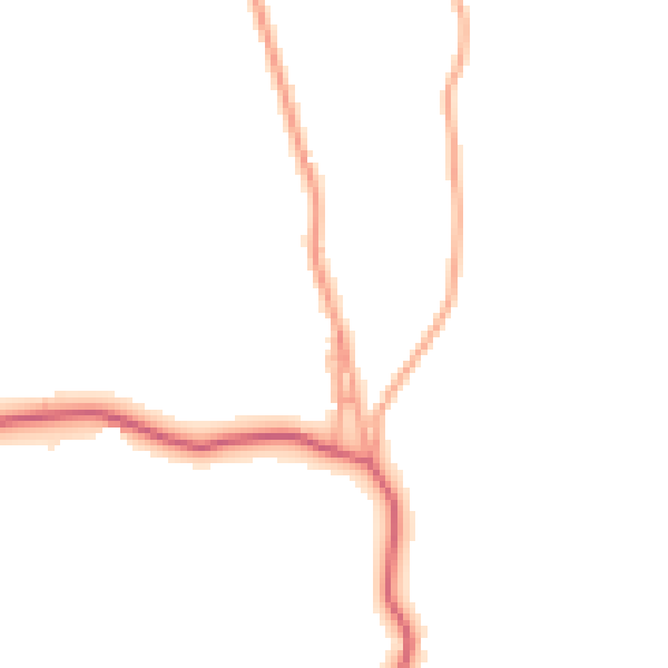 Daytime road noise heatmap for ME15 0NP