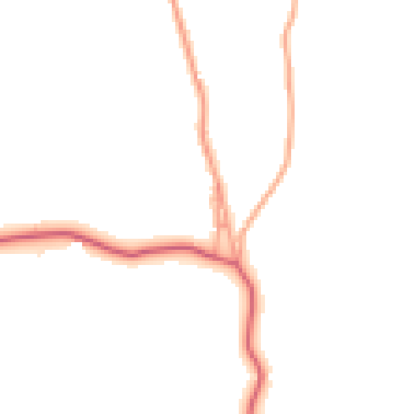 Daytime road noise heatmap for ME15 0NW