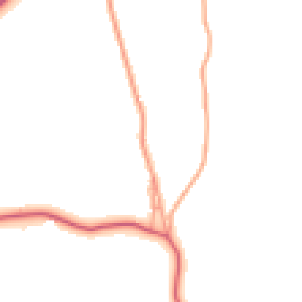 Daytime road noise heatmap for ME15 0NX