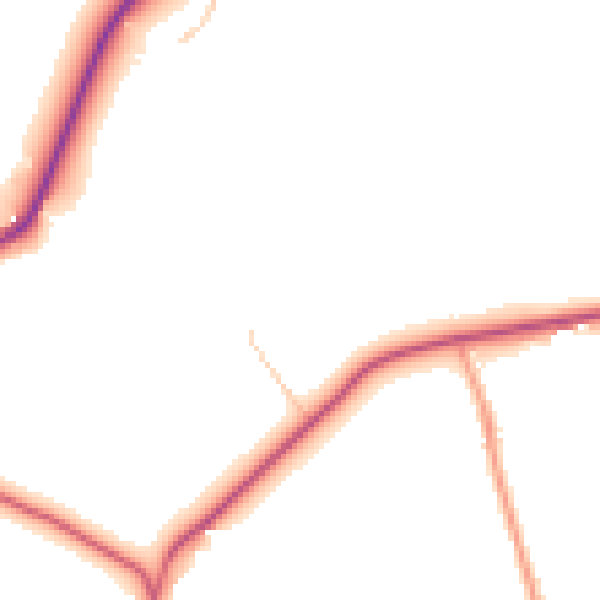 Daytime road noise heatmap for ME15 0PD