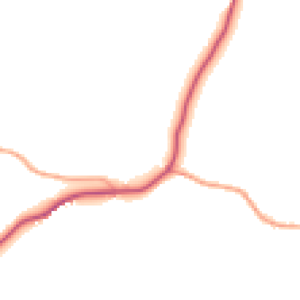 Daytime road noise heatmap for ME15 0PH