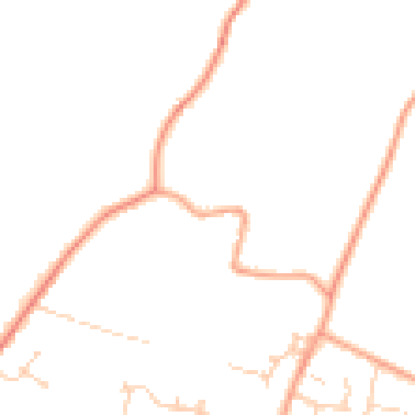 Daytime road noise heatmap for ME15 0PZ